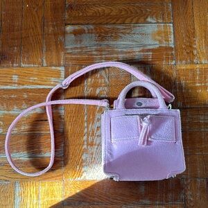 Brandon Blackwood Pink Terrycloth Kuei Bag